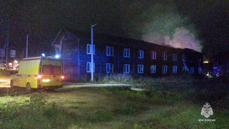 В Анапе локализовали пожар в гостиничном комплексе