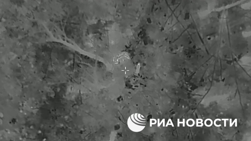 Минобороны показало уничтожение двух бронемашин ВСУ в Курской области