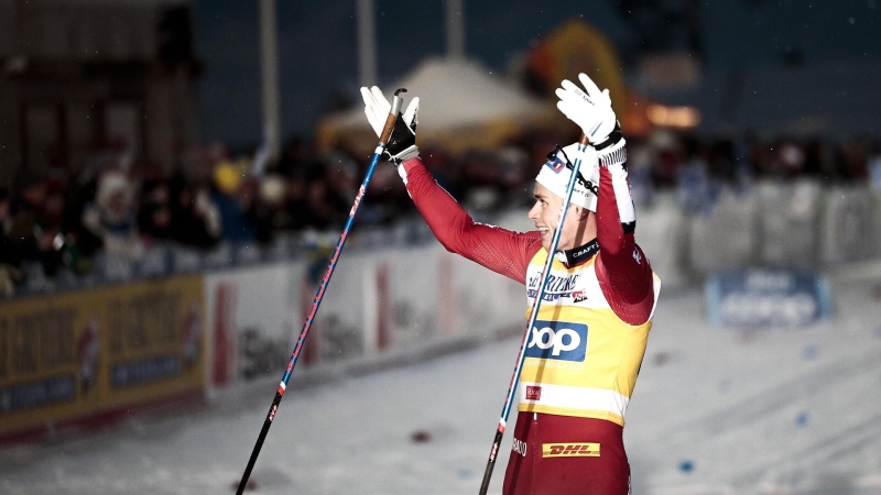 Вяльбе прокомментировала столкновение Большунова с квадрокоптером