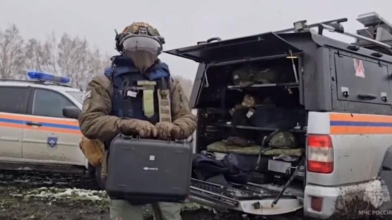 Роботы помогают разминировать боеприпасы в окрестностях Суджи