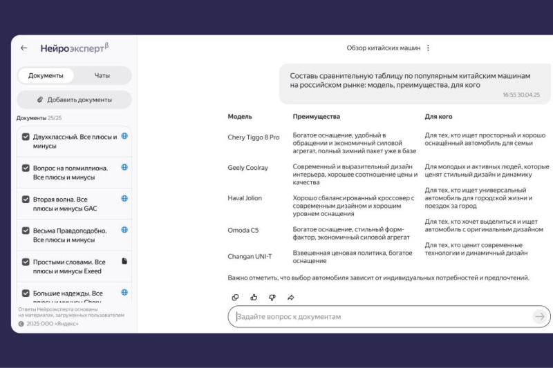 «Яндекс» запустил конкурента сервисам Google и ChatGPT