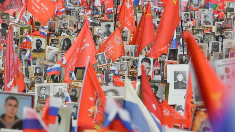 Колонна войск беспилотных систем впервые приняла участие в параде Победы