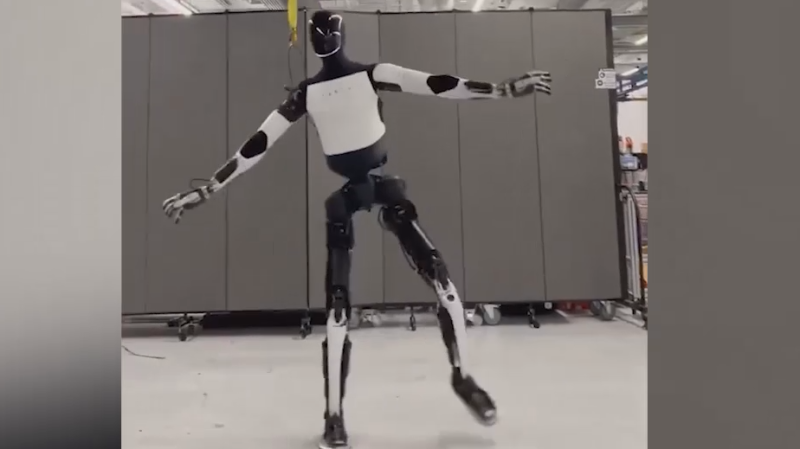 Маск показал видео с танцующим роботом-гуманоидом