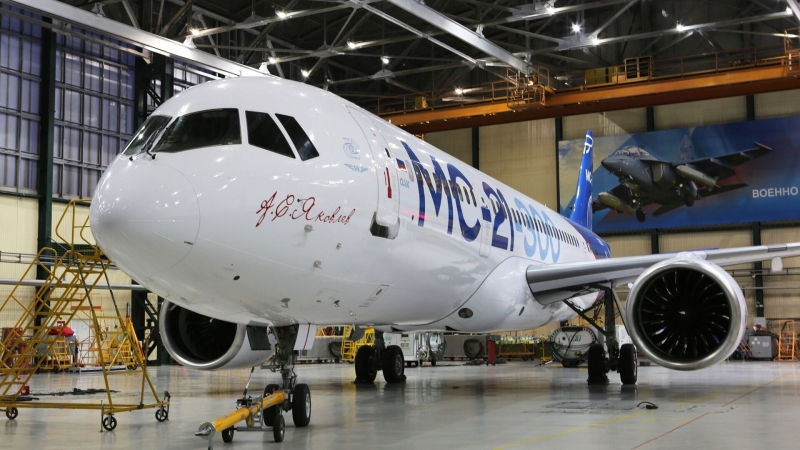 МС-21 с новыми российскими системами начал сертификационные испытания