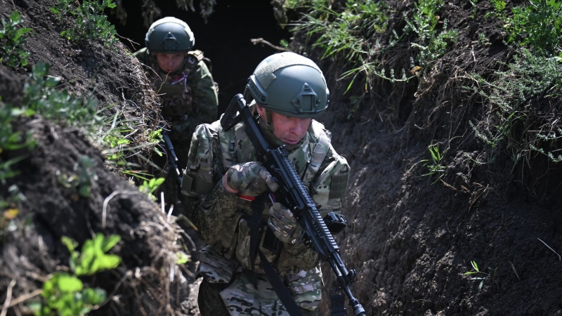 Российские штурмовики закинули мины в опорный пункт ВСУ в Ульяновске