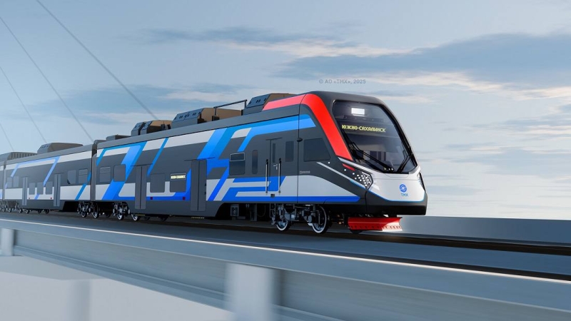 «Трансмашхолдинг» показал, как выглядит первый водородный поезд