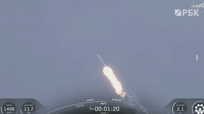 Корабль Crew Dragon с российским космонавтом стартовал к МКС