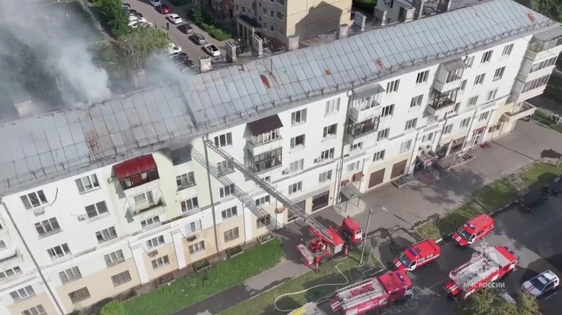 В Долгопрудном произошел пожар в жилом доме
