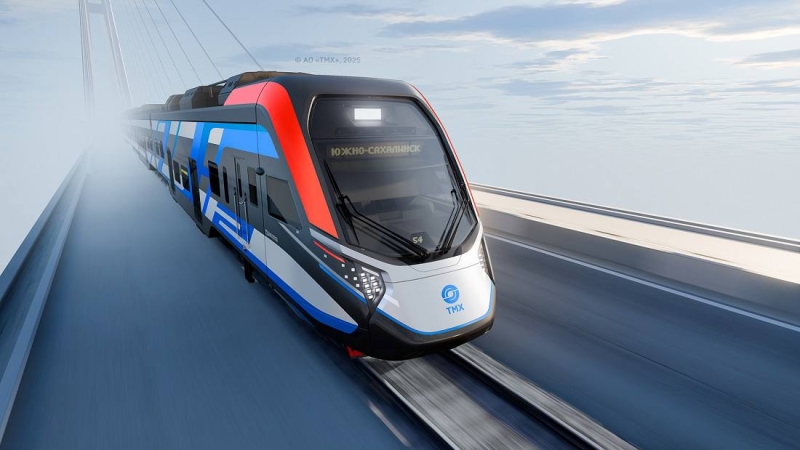 «Трансмашхолдинг» показал, как выглядит первый водородный поезд