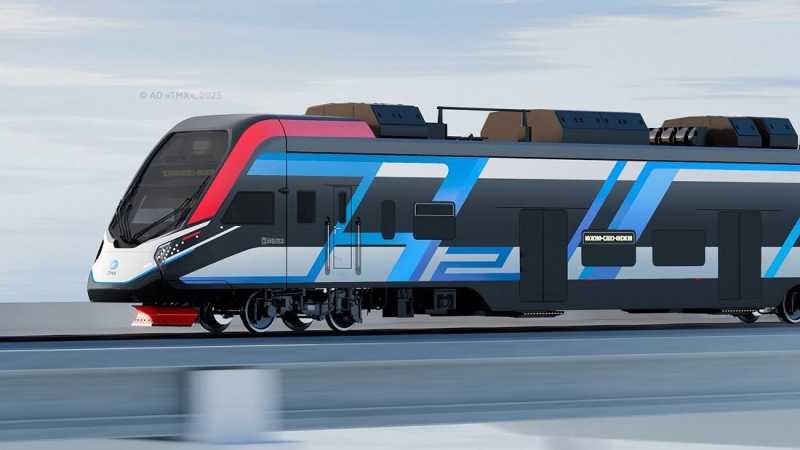 «Трансмашхолдинг» показал, как выглядит первый водородный поезд