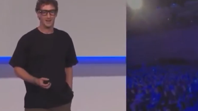 Цукерберг презентовал умные очки, которые сразу зависли. Видео