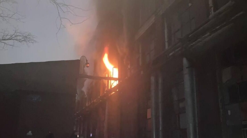 На юго-востоке Москвы ликвидировали открытое горение в здании