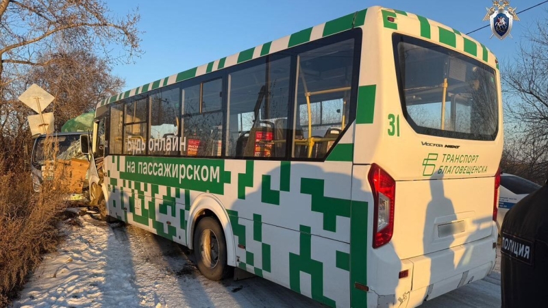 В Приамурье автобус, в котором пострадали 19 человек, был переполнен