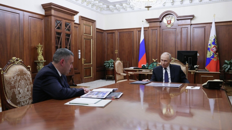 Хинштейн рассказал Путину о ходе разминирования Курской области