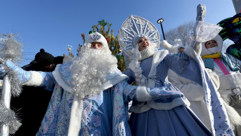 Дед Мороз отправился в новогоднее путешествие по России