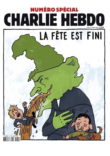 Charlie Hebdo подал в суд из-за поддельных «пророссийских» обложек